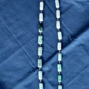 Aventurine Necklace, 38 inches long, Avg Size 1 inch